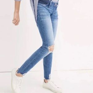 Madewell Distressed Maternity Skinny Jeans